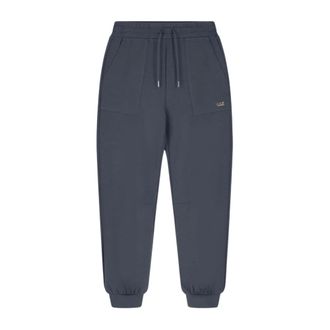 Emporio Armani Emporio Armani Ea7, Broeken, Dames, Grijs, S, Polyester, Core Relax Pants