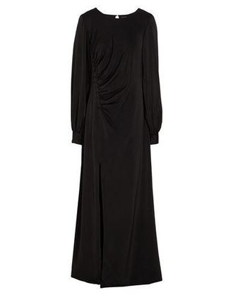 8 by YOOX L/SLEEVE FRONT SLIT MAXI DRESS