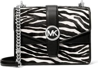 Michael Kors Borsa a spalla in pelle con tracolla regolabile - - Bags - Donna - Nero - ONE SIZE