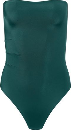Onia Bardot Strapless One-Piece Swimsuit in Sea Moss at Nordstrom Rack, Size Xx-Large