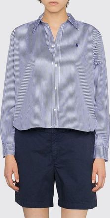 Polo Ralph Lauren Camicia a righe in cotone con logo Pony ricamato