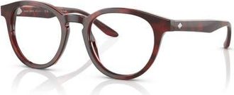 Giorgio Armani 50mm Phantos optical glasses in Tortoise at Nordstrom