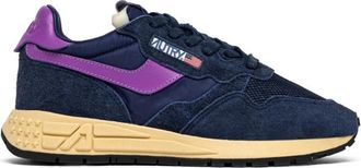 Autry Reelwind Low - Dames - Sneakers - Blauw - 38 EU - Katoen - Schoenen