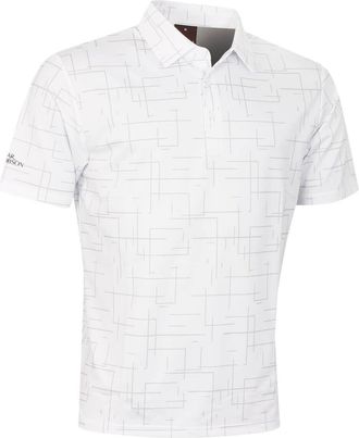Oscar Jacobson Mens Ashald Polo Shirt - White - L