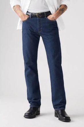 Levi's 501 straight leg jeans dark blue