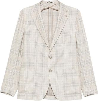 Tagliatore Checked Two-button Blazer