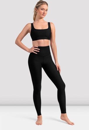 Bloch sculpt Square Neck Bra, Ebony