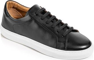 To Boot New York Gavin Leather Low Top Sneaker in Black at Nordstrom, Size 11.5
