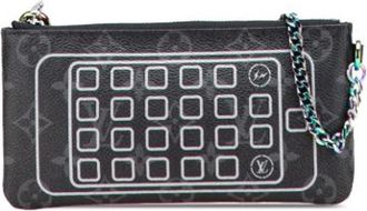 Louis Vuitton Pre-owned Clutches, female, Black, Size: ONE SIZE Pre-owned Vintage Canvas Clutch
