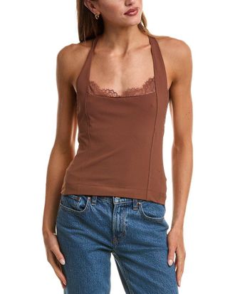 Free People Lora Denim Tube Top