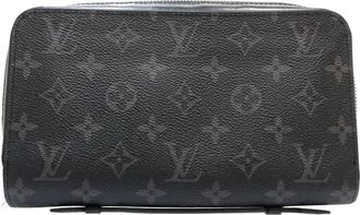Louis Vuitton Black Monogram Eclipse Long Wallet (Bi-Fold) (Pre-Owned)