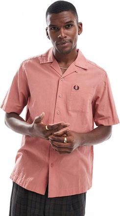 Fred Perry Camicia leggera rosa con rever