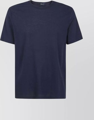 Herno crew neck plain design short sleeves t-shirt