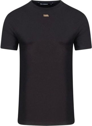 Karl Lagerfeld Hombre, Camisetas, Negro, Talla: L