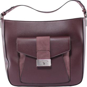U.S.Polo Association Chique Hobo Tas - Dames - Schoudertassen - Paars - ONE Size - Tassen