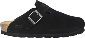 Rohde Alba Clog Sandalen - Dames - Slip ons - Zwart - 42 EU - Su&egrave;de - Schoenen