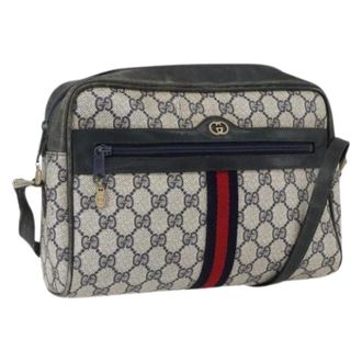 Gucci Pre-owned Cross Body Bags, female, Blue, Size: ONE SIZE Pre-owned Plastic Crossbody Bag