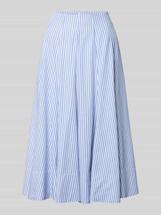 GANT Midirock mit seitlichen Eingrifftaschen in Hellblau, Gr&ouml;&szlig;e 34