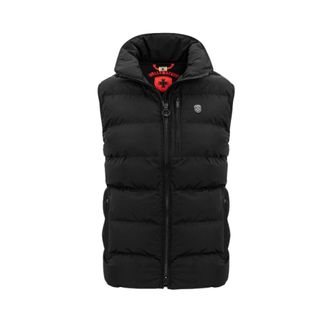 Wellensteyn Jassen, Heren, Zwart, L, Polyester, Blackbird Short Vest