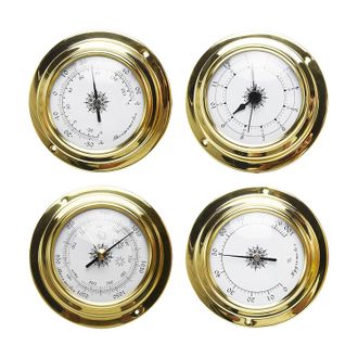 OEM Juego De 4 Mini Higr&oacute;metros Y Term&oacute;metros Port&aacute;tiles De Pared Para Uso Interior Y Exterior - Estaciones Meteorol&oacute;gicas, Bar&oacute;metro, Reloj - Otros