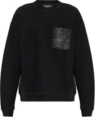 Dsquared2 Uomo, Felpe, Nero, 2Xl, new