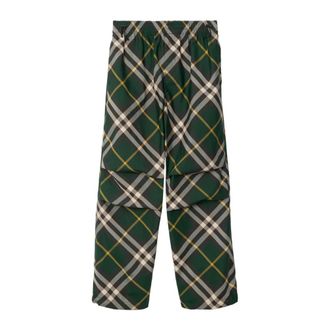 Burberry Hombre, Pantalones, Verde, Talla: S