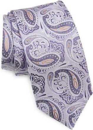 Eton Paisley Silk Tie in Purple at Nordstrom Rack