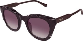 Chloé Dames, Accessoires, Paars, Maat: 50 MM