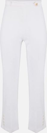 Elisabetta Franchi Hose mit Logo-Charm