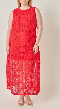 endless rose Textured Sleeveless Maxi Dress at Nordstrom, Size 2X