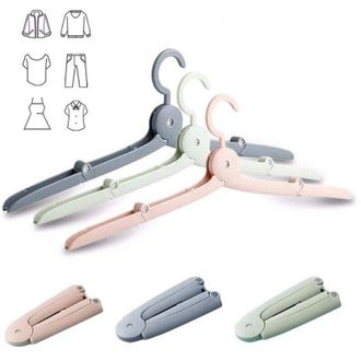 OEM Juego De 6 Perchas Plegables Y Port&aacute;tiles Para Viajes, Perchas Multifuncionales Para Acampar, Secar Y Guardar La Ropa. - Crezuo