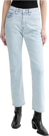 Levi's Rechte jeans - Dames - Regular Fit Jeans - Blauw - W24 L32 - Denim - Jeans