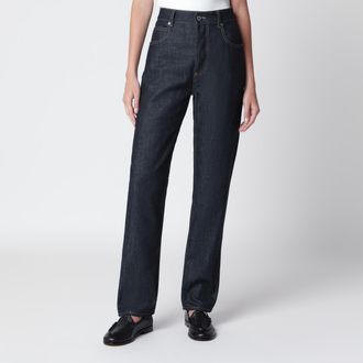 Bottega Veneta Jeans a gamba dritta blu scuro
