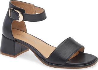 Regarde le ciel Nory Ankle Strap Sandal in Garment Black at Nordstrom, Size 10.5-11Us