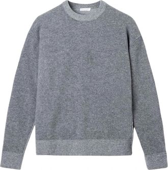 Roberto Collina Oversize Cashmere Sweatshirt Vanise - Heren - Cashmere truien - Grijs - XL - Wol - Truien & Vesten