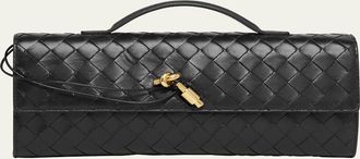 Bottega Veneta Long Andiamo Clutch Bag with Handle