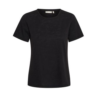 Inwear Camiseta Negra Cl&aacute;sica Mezcla Algod&oacute;n Modal - Tops - Mujer - Negro - 2XS