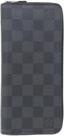 Louis Vuitton Dark Gray Graphite Coated Canvas Long Wallet (Bi-Fold) (Pre-Owned)