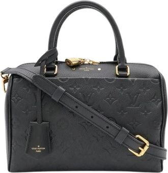 Louis Vuitton Pre-owned Canvas Handbag - Dames - Vintage Handtas - Zwart - ONE Size - Vintage