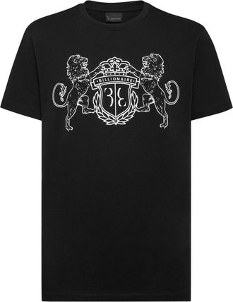 Billionaire Boys Club logo-embroidered cotton T-shirt - men - Cotton - S - Black