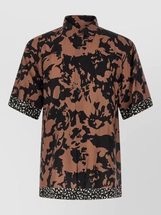 Dries Van Noten cassidye floral print short sleeve shirt