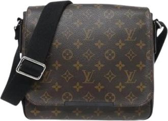 Louis Vuitton Pre-owned Monogram Macassar Schoudertas - Heren - Vintage Schoudertas - Bruin - ONE Size - Vintage