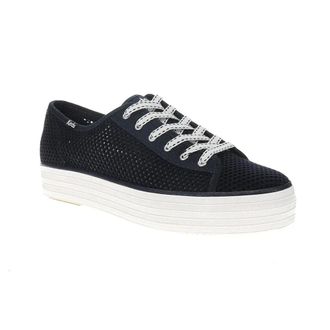 Keds Womens Keds Triple Kick Sneakers Black Low Top Lifestyle Shoes HAWK1830
