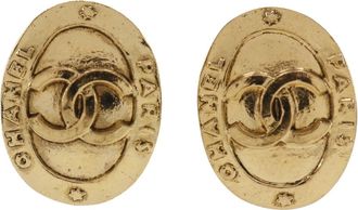 Chanel Plating Clip Earrings (Pre-Owned)