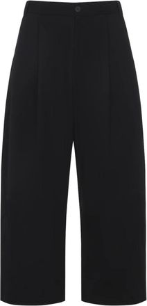 STUDIO NICHOLSON Wide Trousers, male, Black, L, Sorte Pant