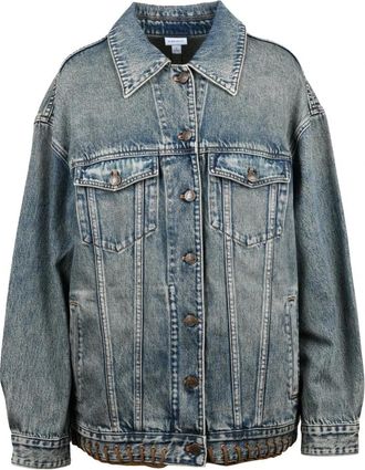 Miss Sixty Denim Over Jacket - Dames - Spijkerjassen - Blauw - S - Denim - Jassen
