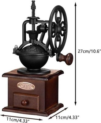 OEM Molinillo De Caf&eacute; Manual, Molinillo De Caf&eacute; De Accionamiento Manual, Molinillo De Granos, Molinillo De Caf&eacute; Dom&eacute;stico, Decoraci&oacute;n De Caf&eacute; Vintage De M