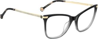 Carolina Herrera Womens Her 0287-G Asian Fit Eyeglasses Frame In Edm Brown/tortoise