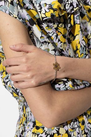 Marni Bracelet With Shimmering Crystals, Womens, Silver
