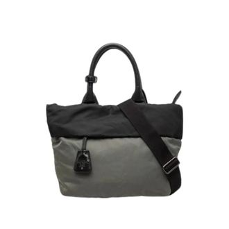 Prada Pre-owned Tote Bags, female, Multicolor, Size: ONE SIZE Pre-owned Vintage Nylon Tote Bag